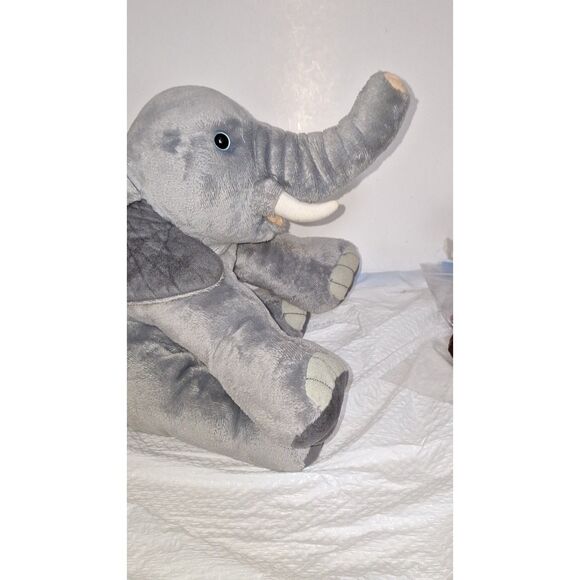 A Planet Earth Elephant Plush Stuffed Animal Toy Realistic African Pachyderm - Picture 12 of 12